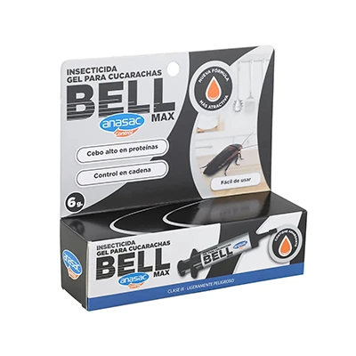 BELL® MAX - Gel Insecticida para Cucarachas 6 gr