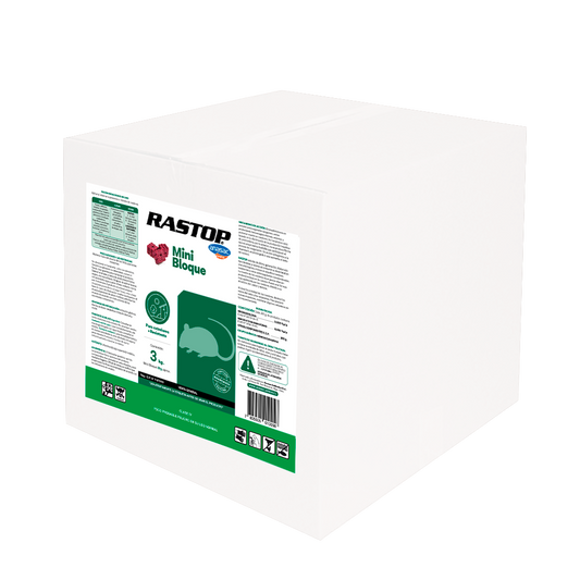 RASTOP® Mini Bloques 3 kg - Rodenticida